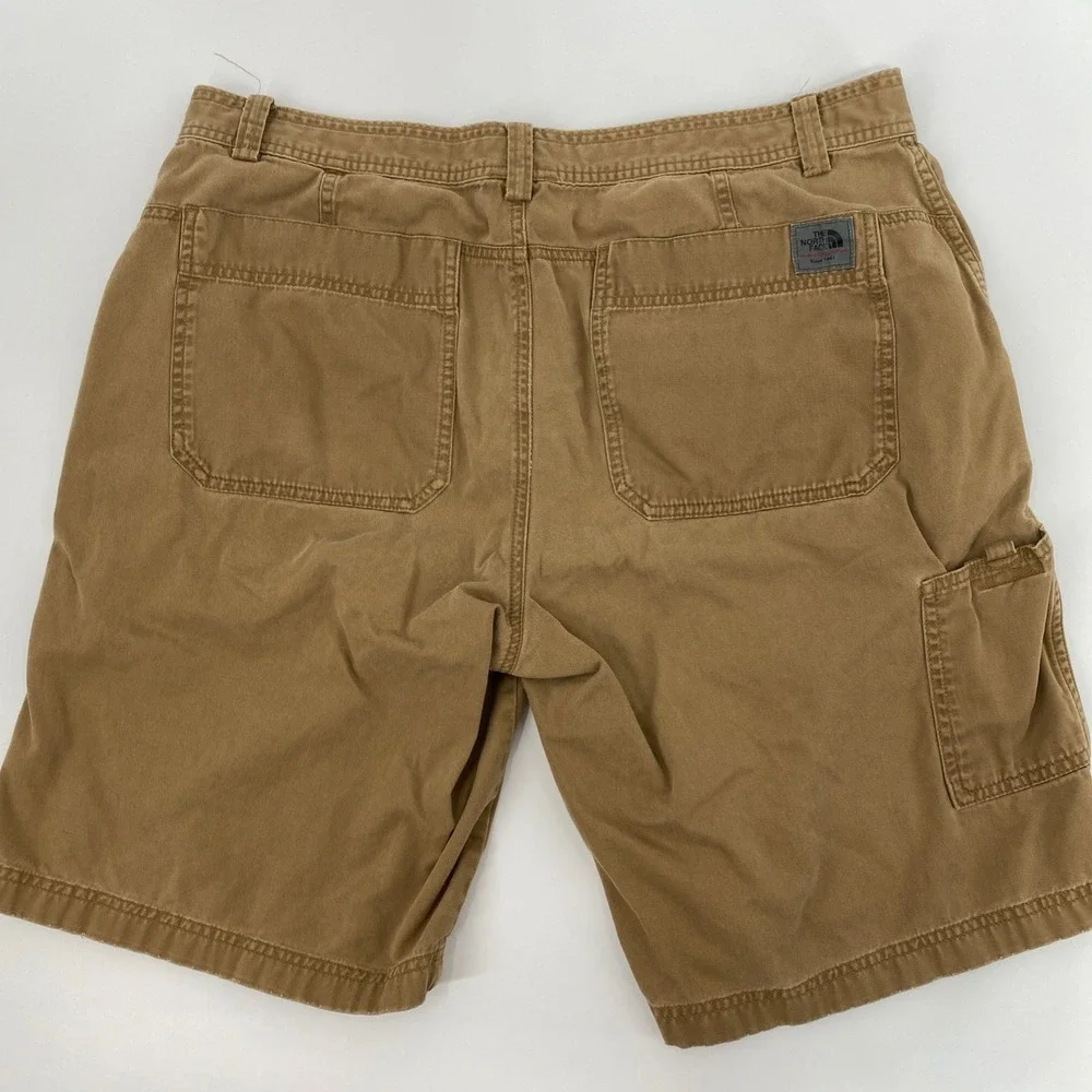The North Face A5‎ Utility Shorts Mens 36 Long Brown Cotton Cargo Hiking Rugged